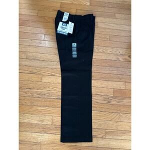 Dockers Signature Khaki Straight Fit Pants Mens 30x30 Black Cotton Stretch NWT